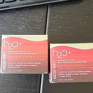 Lot of Two H20+ Aquafirm Micro-Collagen Eye Cream New in Box